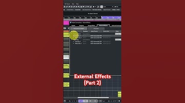 Cubase externe effecten (deel 2) #shorts