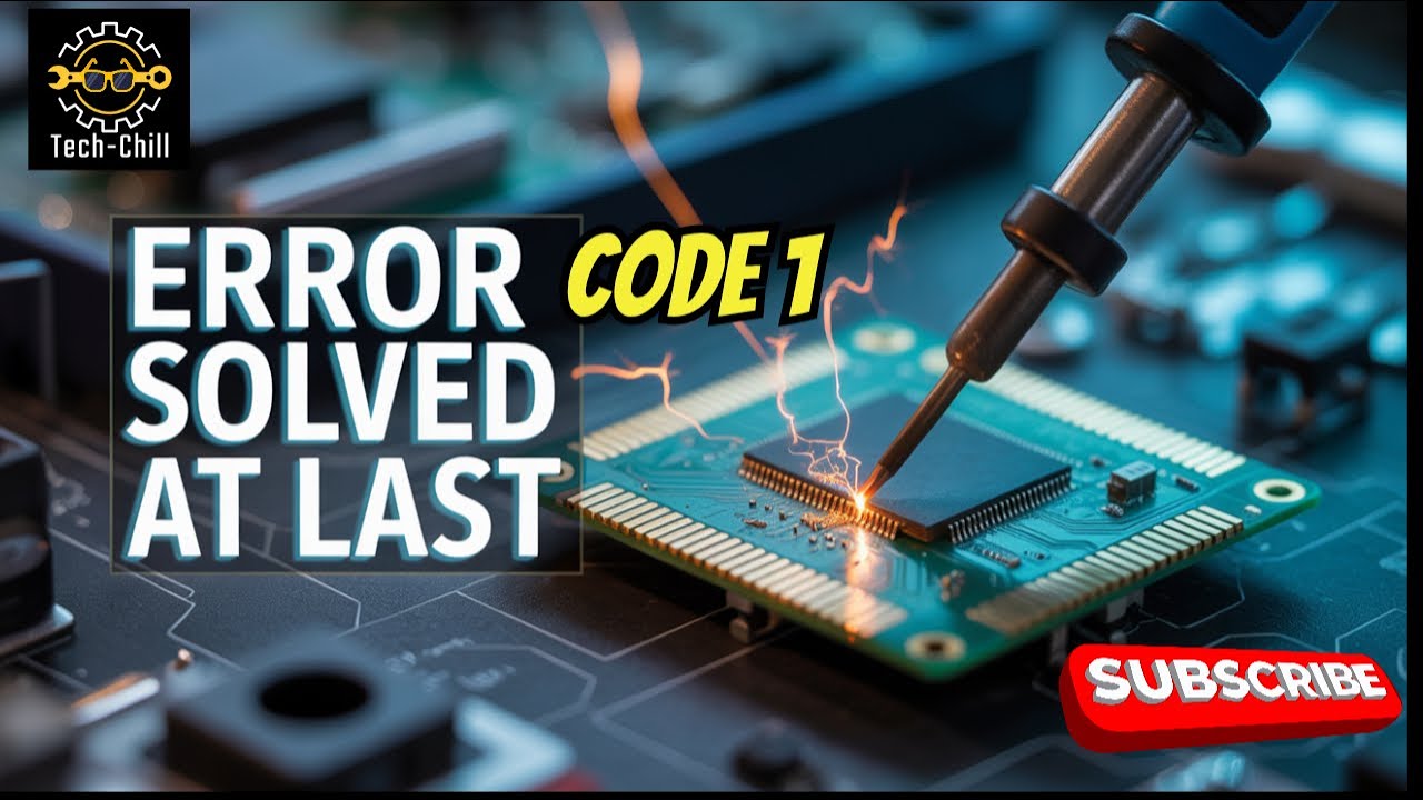 How I Finally Fixed My Error Code 1