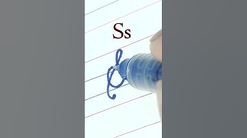 How to write letter Ss | Cursive writing a to z #cursivewriting #handwriting  #shorts