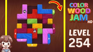 Color Wood Jam Level 254 Solution Walkthrough