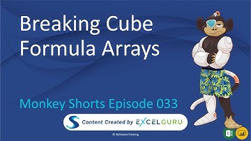 Breaking Cube Formula Arrays - Monkey Shorts Episode 033