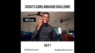30 Days Sign Language Challenge #signlanguage #deafawarenessmonth #asl #sigwithobserver
