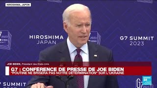 Replay : conférence de presse de Joe Biden au G7 • FRANCE 24