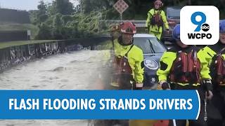Heavy flooding in Cincinnati causes over 40 water rescues
