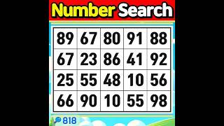 Number Search #818 Leave the familiar behind to discover a new world.【Match | brain game | puzzle 】 screenshot 1