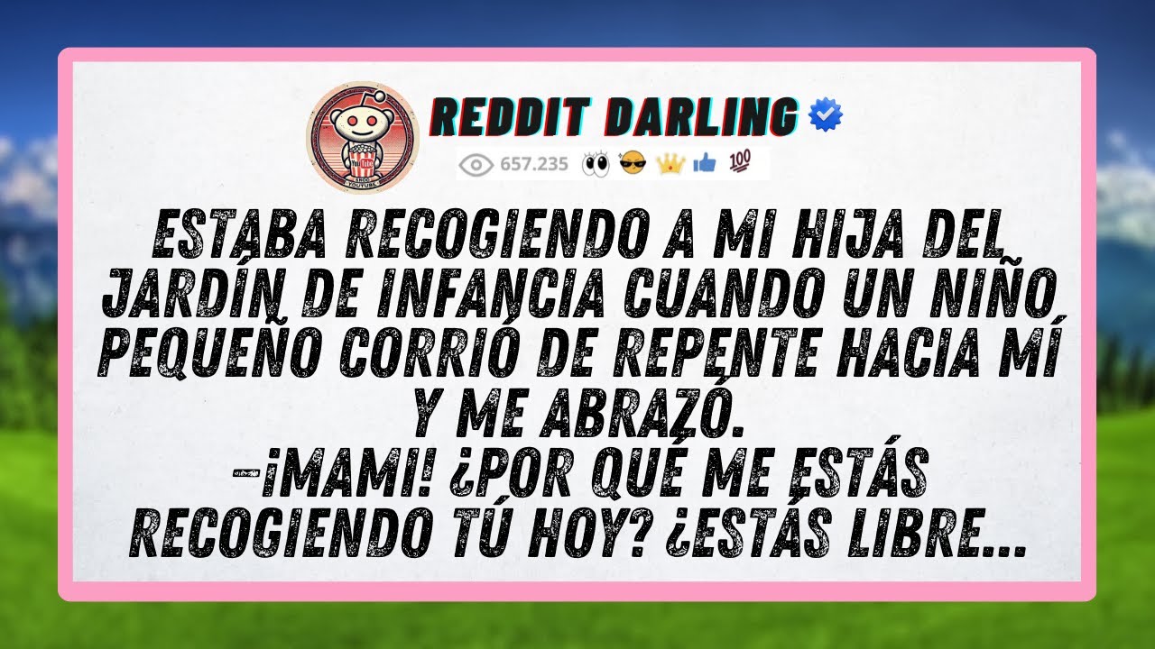 Estaba recogiendo a mi hija del jardín de infancia cuando un niño pequeño corrió de repente hacia...