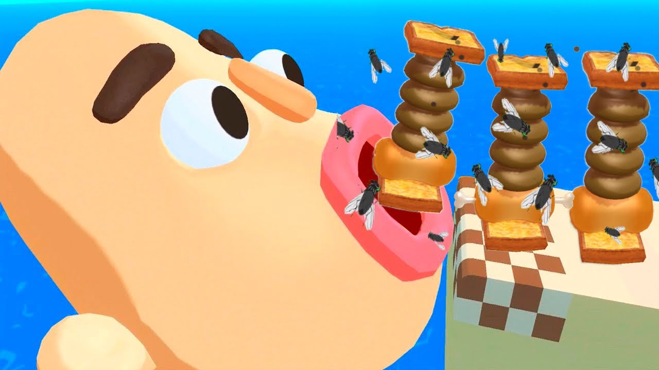 Sandwich Runner MAX LEVELS l Yuck Death Poop sandwich & Meat Sandwich 🍖