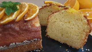 كيكة منكهة بالبرتقال? و شرائح البرتقال المكرمل cake a lorange caramelisée?