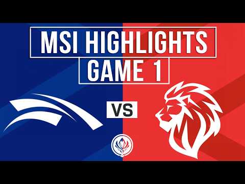HLE vs LYON Highlights Game 1 | MSI 2026 Bracket Stage | Hanwha Life Esports vs LYON