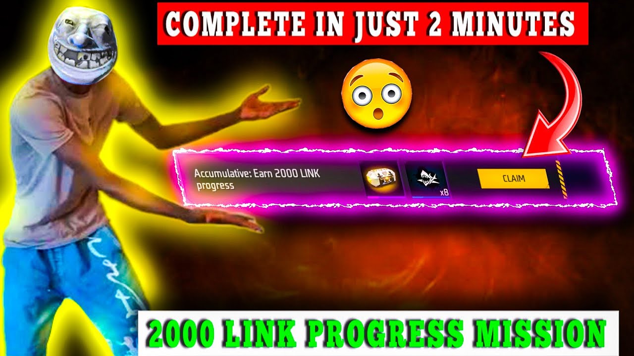 2000 link progress mission || Easy complete🤣🤣 || free fire|| DRAGO FF