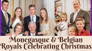 Monegasque &amp; Belgian Royals Celebrating Christmas over the years in Pictures