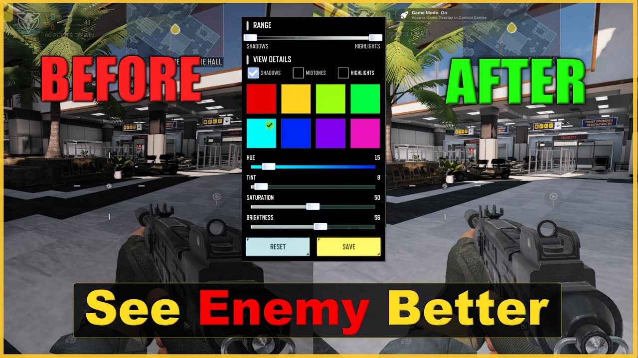 “How to Customize Best CODM Color Settings to See Enemies Better (MP ...