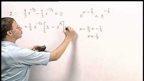 Algebra Preliminaries for Calculus Part 2, Problem 2