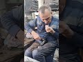 Master Shoemaker Hand Lasting (Speeded Up) | Real Factory Process