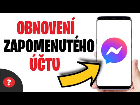 Jak OBNOVIT ÚČET na MESSENGER | Návod | Telefon / Messenger