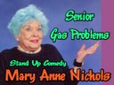 Seniors gas and farting mary anne nicholsposter girl for menopause