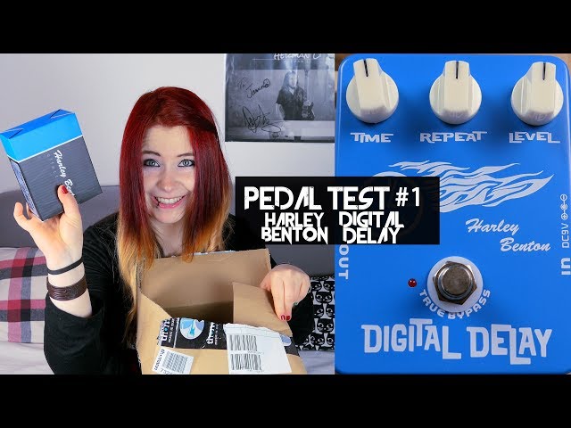 HARLEY BENTON DIGITAL DELAY - Pedal Test & Review [LATE] [TALKING TUESDAY] | Jassy J