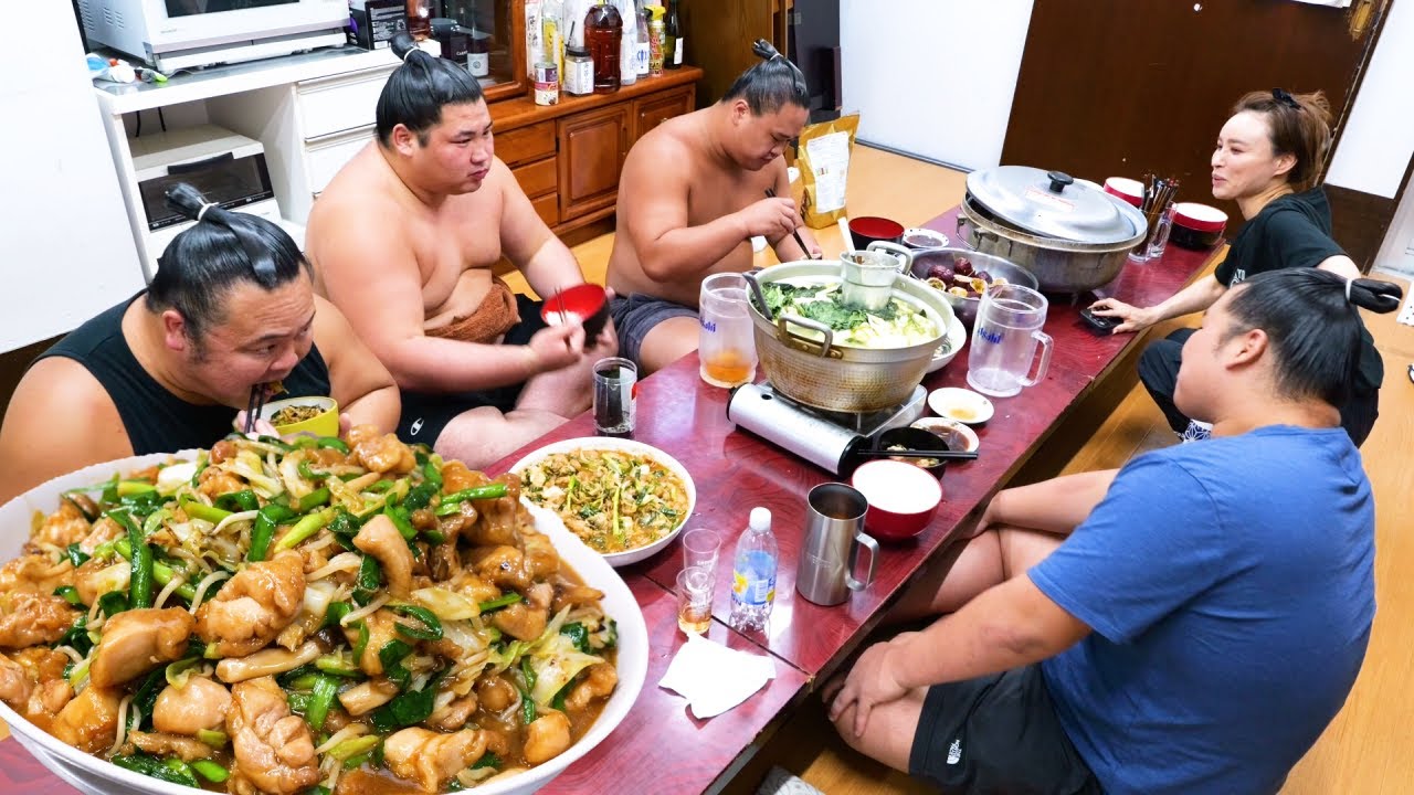 Курица Жареная с Чесноком и Соевым Соусом & Обжаренный Бонито🍗🐟 Не Могу Перестать Есть