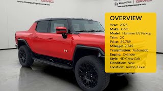 New 2025 GMC Hummer EV Pickup for Sale in Austin, Texas — Car Under $89,789! Dr Hummer Austin Tx