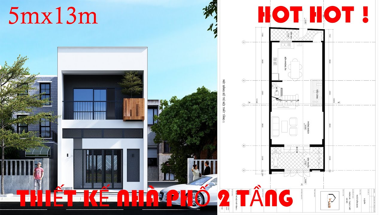 ✅ Gợi ý mẫu nhà phố 2 tầng 5x15 | NhaPlus - Nhà Đẹp... - youtube