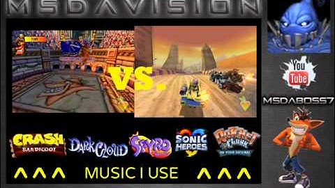 Pyramid Tiger 2 - Crash 3/Crash Tag Team Racing Mix