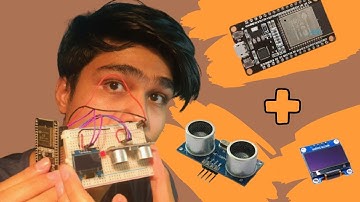 HC SR04 Ultrasonic Sensor with ESP32 to Measure Distance on OLED Display
