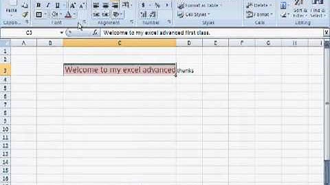 MS Excel Tutorial Urdu Part 2 By Irfan Wazir Ali