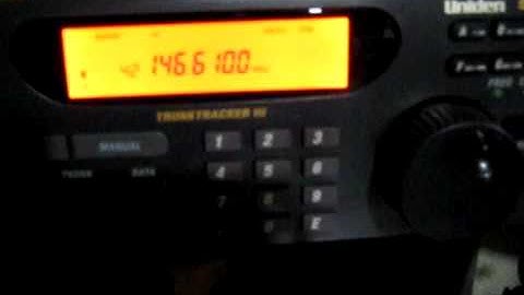 Picking up some Hams on the new Scanner BC898T