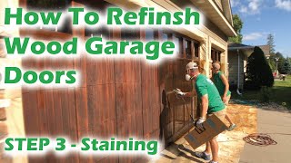 How to Stain a Garage Door by Okeefe Painting 11,549 views 3 years ago 7 minutes, 31 seconds