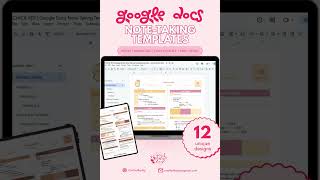 Google Docs Note-Taking Templates Bundle - Animal Collection