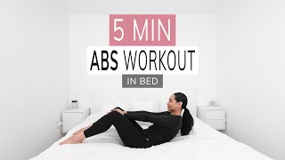 ABS WORKOUT IN BED | exercise routine for toned abs
