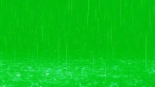 Rain Green Screen (Best 4K effects with SFX + Download link)