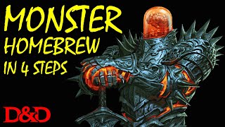 create a monster 5e create a monster 5e