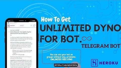 How to get unlimited dyno hours in Heroku. | OpusTechz
