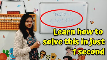 Hindi Vedic Math Class# 1... Solve in 2 second