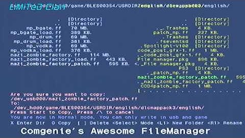 How to host Modded Zombies || PS3 || WaW || Download Link