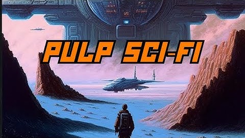100 PULP SCI FI images generated by AI | Midjourney image slideshow | AI Fantasy Art