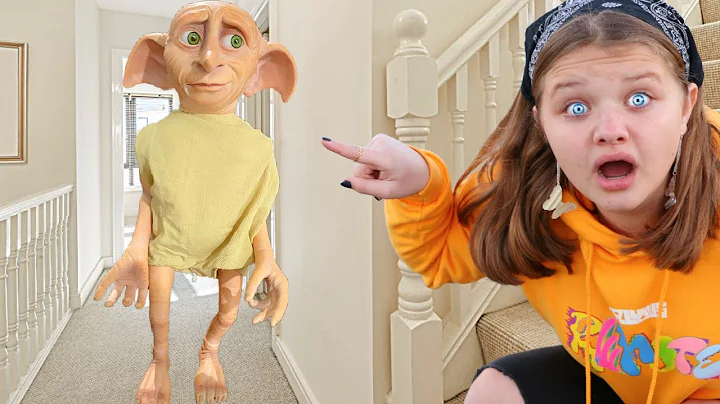 ELF in our HOUSE the MOVIE!! HARRY POTTER ELF REWI...