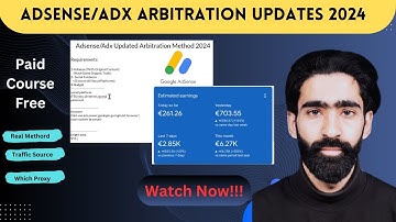 Google Adsense Loading / Traffic Arbitration Full Updated Method 2024 | Highest Earnings Method |