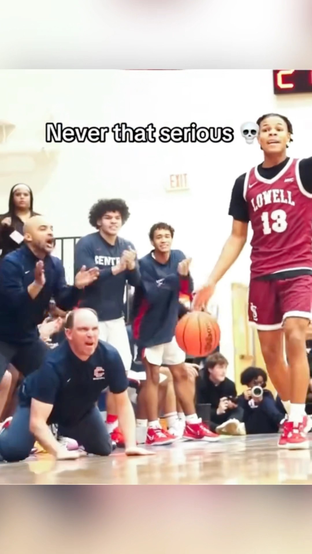 Coach was HYPED. ??