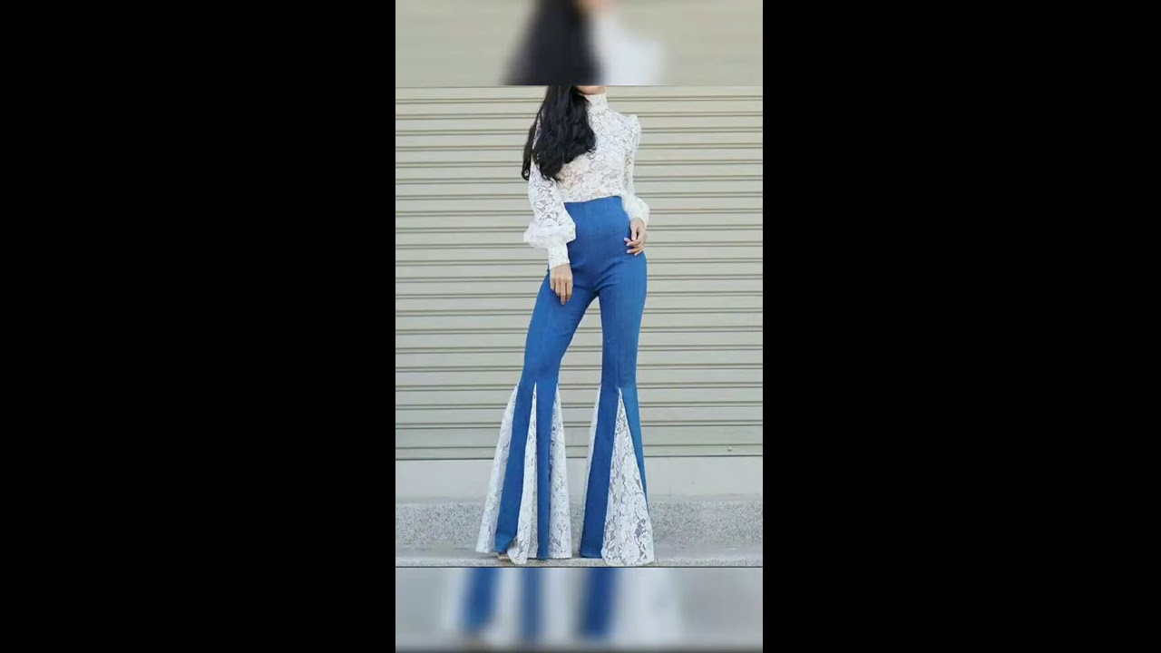 Letest styles Plazo Pants and Ruffle Pants design's for women
