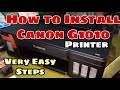 How to Install a Printer | Canon G1010