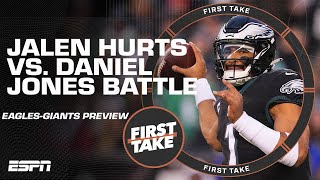More confidence in Jalen Hurts or Daniel Jones in the Eagles-Giants NFC East battle | First Take