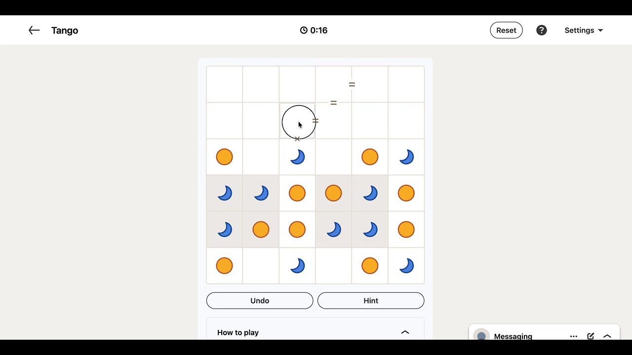 LinkedIn Tango Answer Today | 19 October 2026 - Puzzle #742