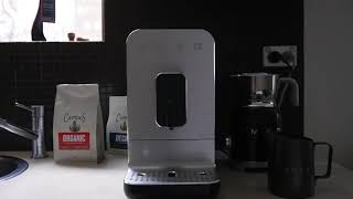 Let's make coffee using the SMEG bean to cup coffee machine #smeg #coffee #coffeemachine #homecoffee