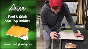 Easy & Quick Rubber Replacement on Aluminum Pallets with Pre-Cut Peel & Stick Soft Top Rubber