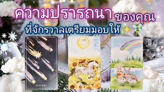 Pick a card ep506💫❄️🎊✨️ความปรารถนาของคุณที่จักรวาลเตรียมมอบให้❄️✨️🎊🌙