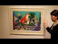 マイケル・ルー　「ユニオンスクエア」　猫　ポップアート　絵画　シルクスクリーン　版画