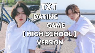 TXT DATING GAME [ HIGH SCHOOL VERSION ] || KPOP DATING GAME || KPOP DATING DOOR || TXT DATING DOOR |