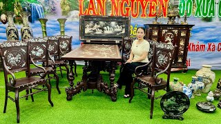 Bộ Bàn VIP #0772997668 Lan 6/4 chào bán lô đồ Gỗ Gốm Đồng đa dạng | Đồ Xưa Mekong